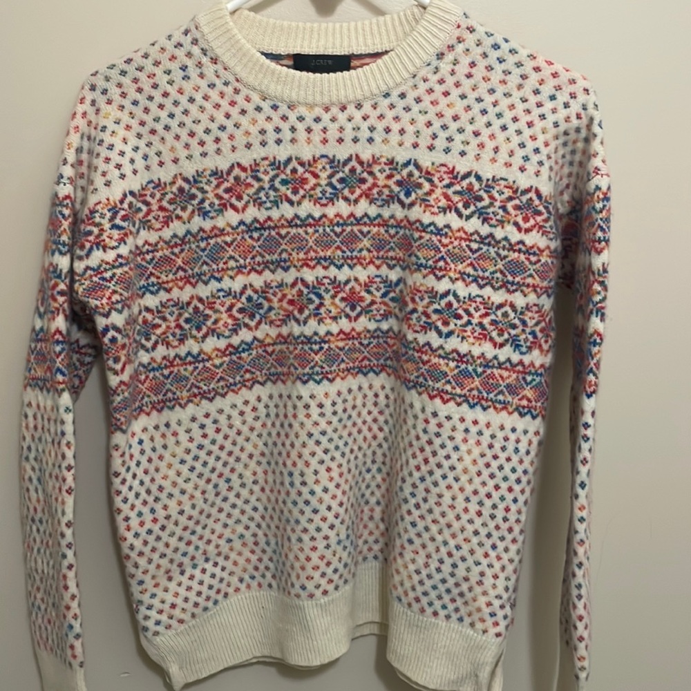 100% wool women’s j.crew sweater!